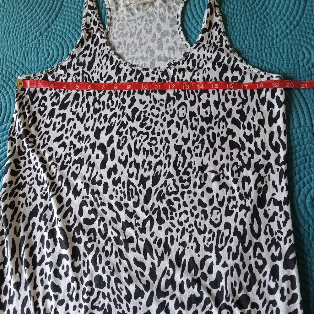 Ralph Lauren Denim & Supply Black and White Leopard Maxi Tank dress Sz XL - Picture 9 of 9